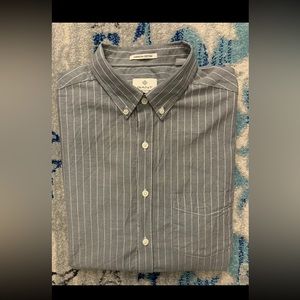 Gant Diamond G American Cotton Dress Shirt Size Large